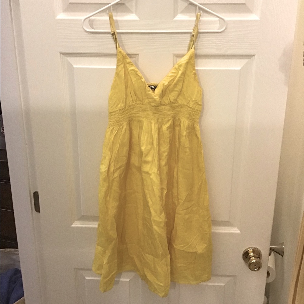 Planet Gold - Adorable beach sundress yellow medium